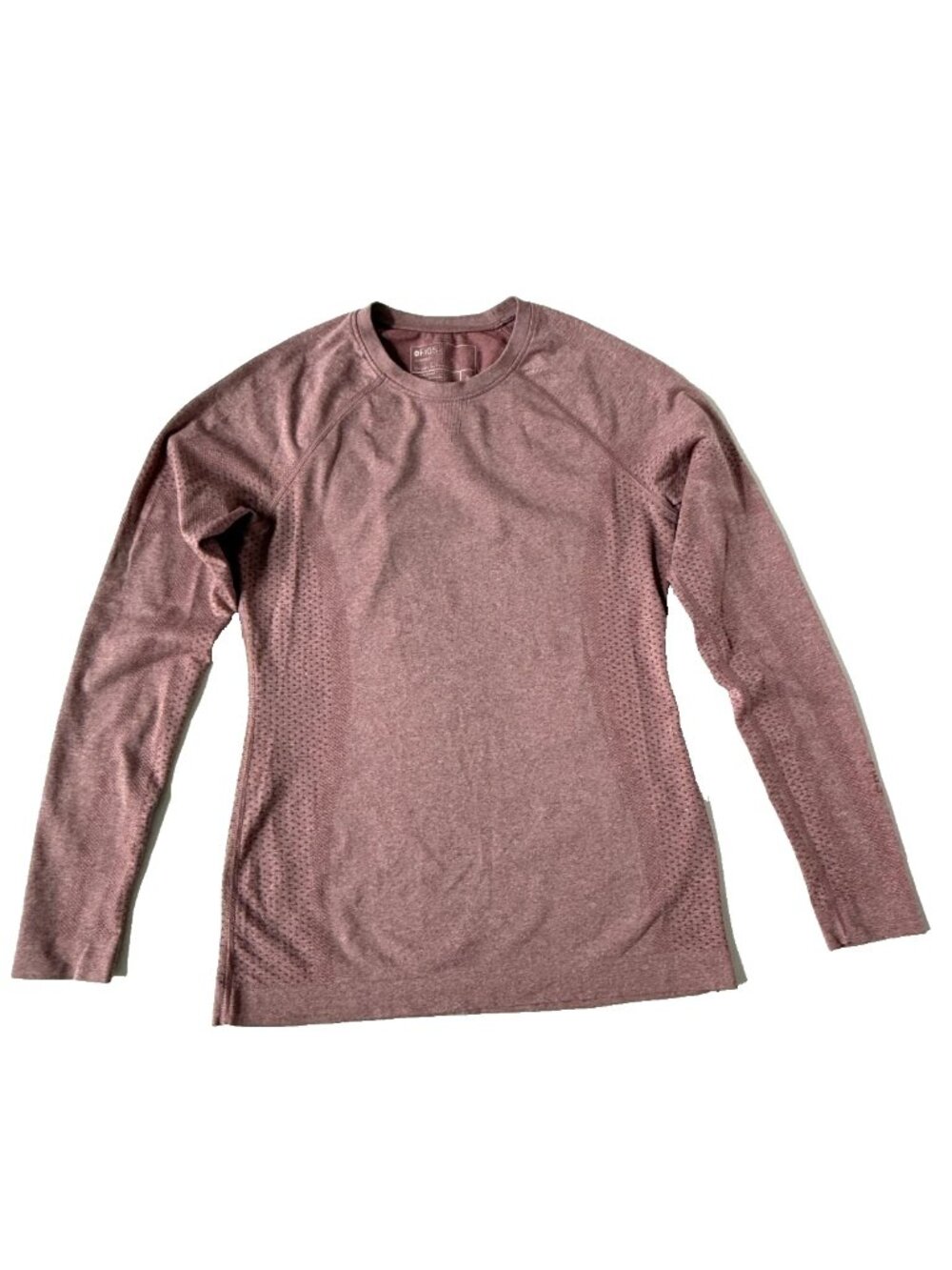 Figs Womens S Salta Seamless Underscrub Shirt Long Sleeve pink Mauve Scrub Top